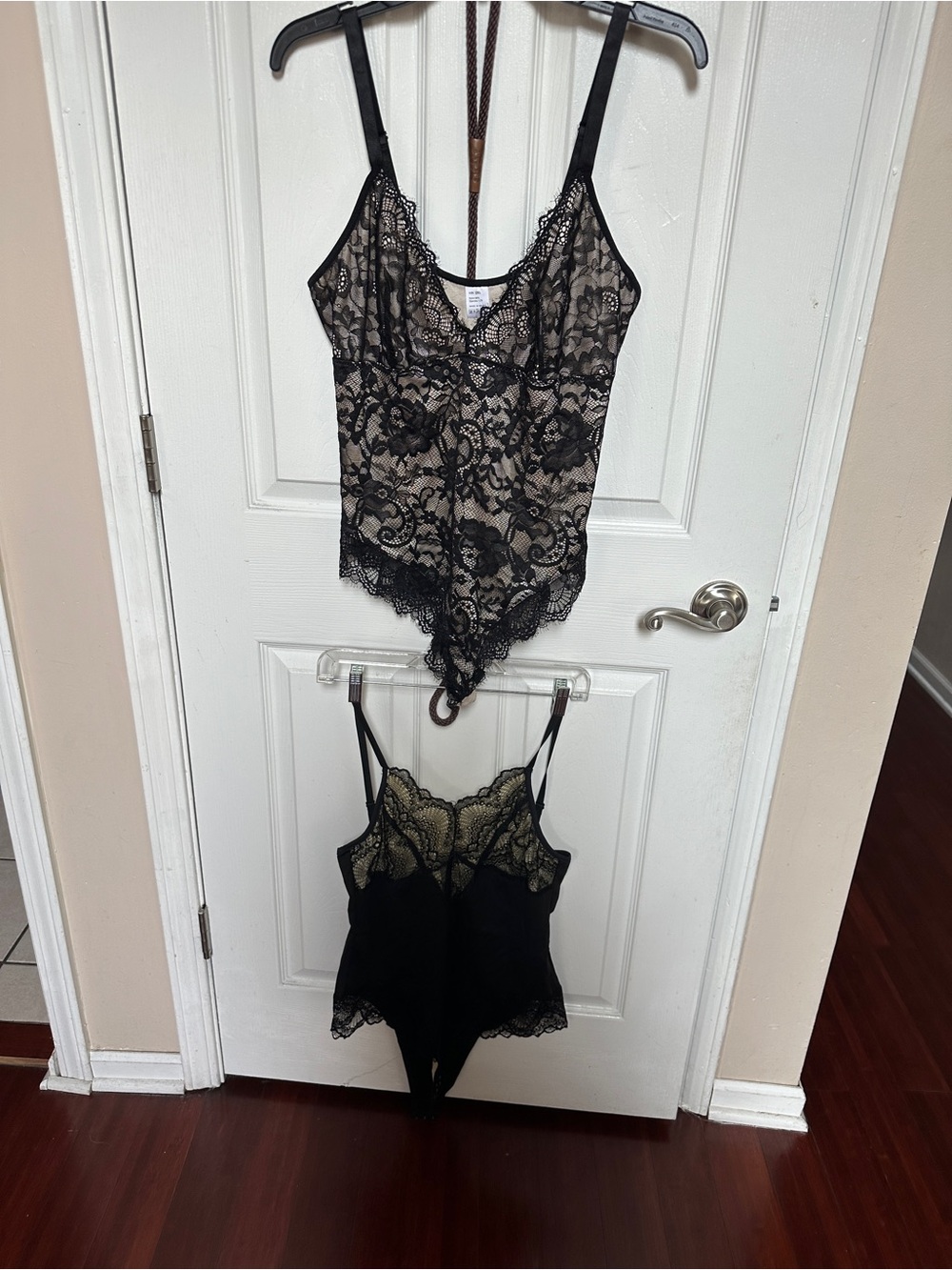 Black Lace Teddy Bodysuit - Women Intimates - Picture 4 of 11
